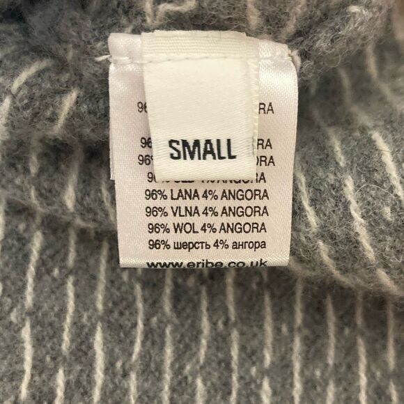 ERIBE Scotland Fair Isle Wool Knit Jumper Sweater Dress Women’s Small - Picture 4 of 7